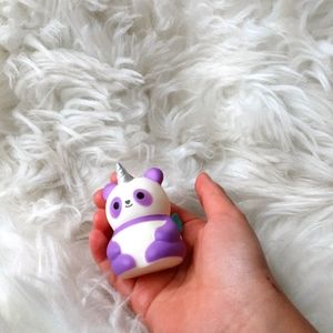 Purple panda squishy